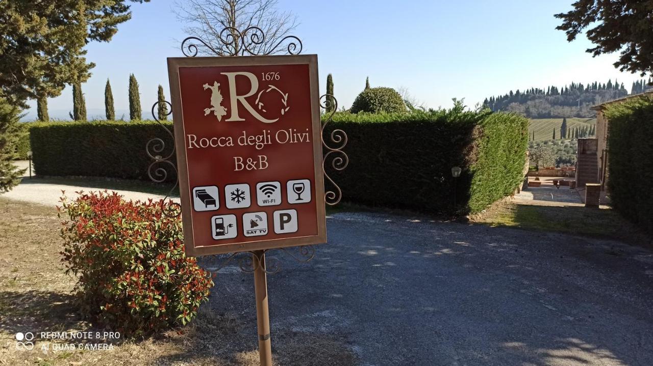 Rocca Degli Olivi Bed & Breakfast ซานจีมิญญาโน ภายนอก รูปภาพ